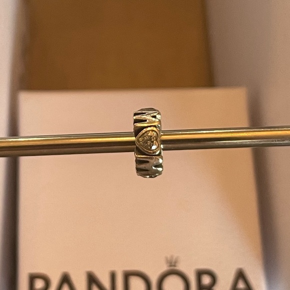 Authentic Pandora Mom spacer with cz retired - Picture 4 of 5